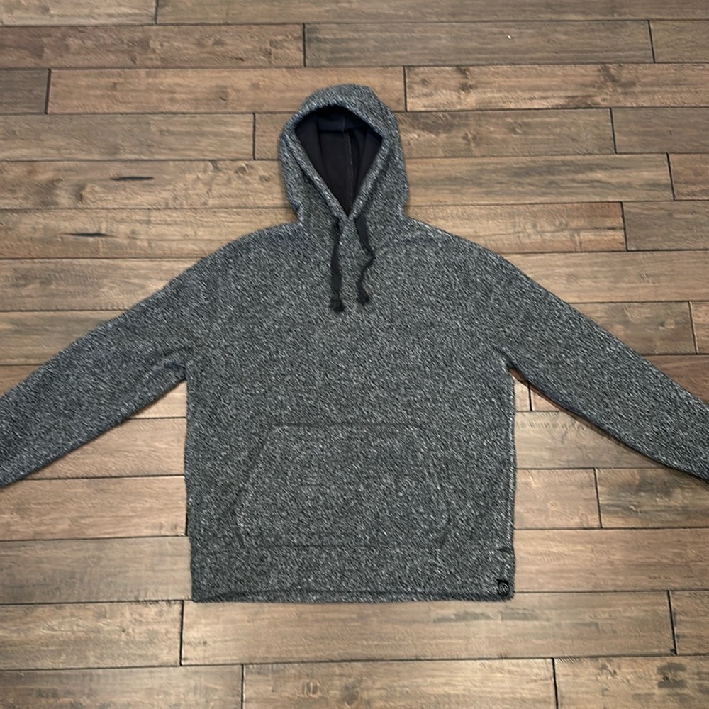 Gray Medium Express Sherpa Sweatshirt